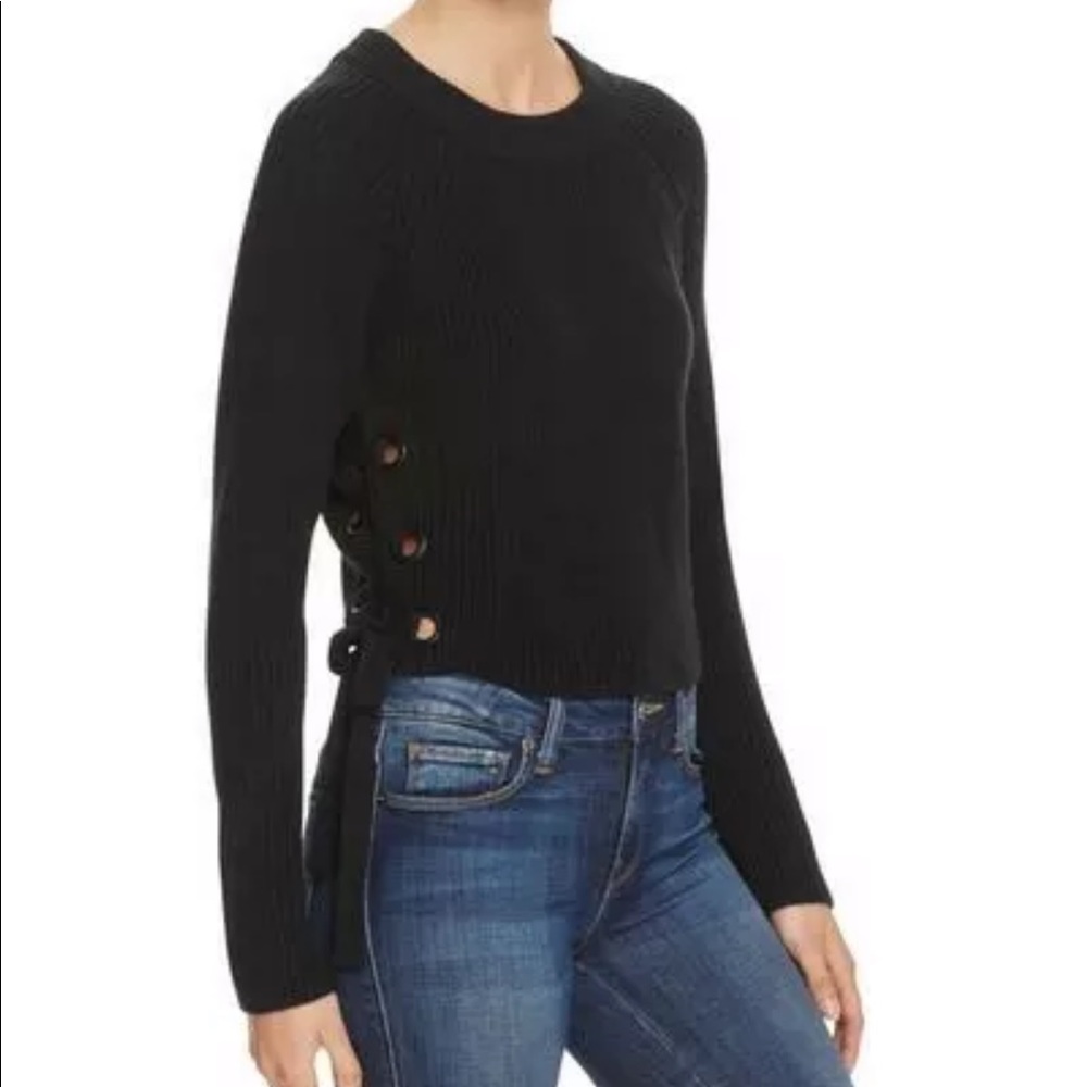 Endless Rose Lace-Up Sweater